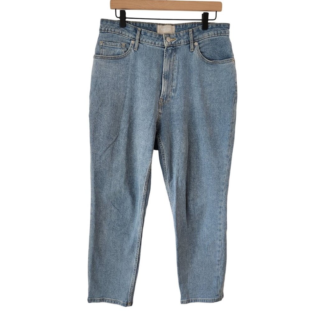 Everlane Curvy Cheeky Jeans Light Wash Organic Cotton Women's 31 Crop